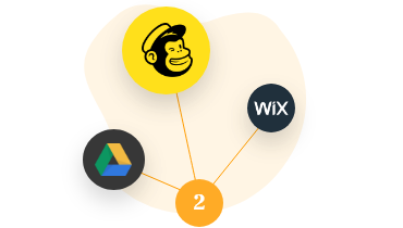mailchimp google drive wix apps