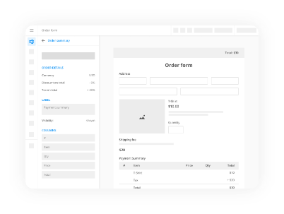 form builder with payment integration