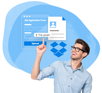upload form with dropbox integration
