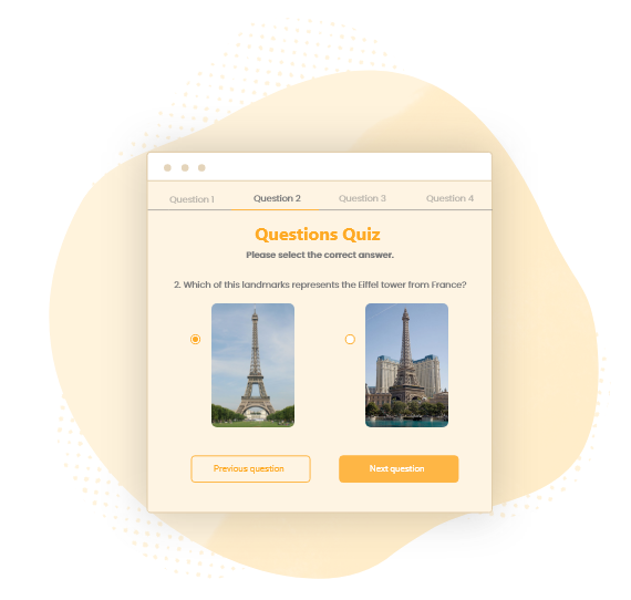 create a multi step quiz online