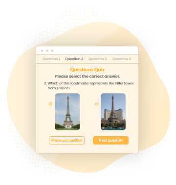 create a multi step quiz online
