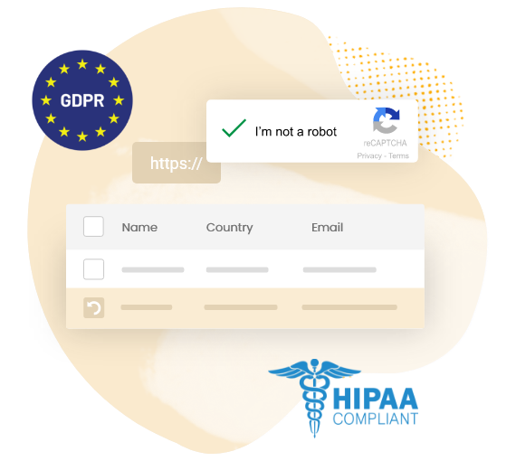 GDPR compliant registration forms for events