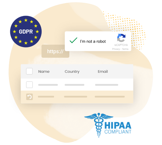 GDPR compliant event registration forms