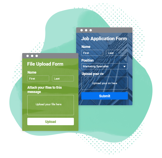 dropbox upload forms