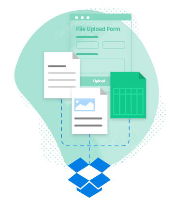 File upload form that sends files to Dropbox