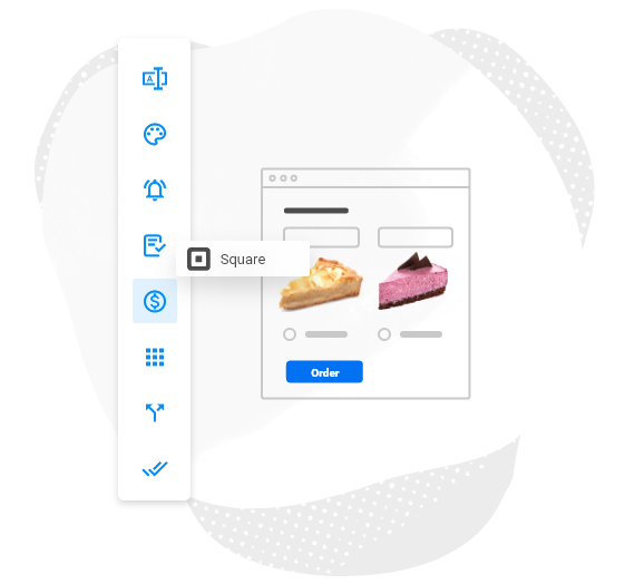 square payment integration forms