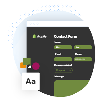 create contact form on shopify