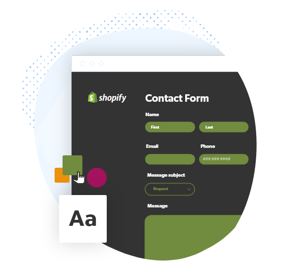create contact form on shopify