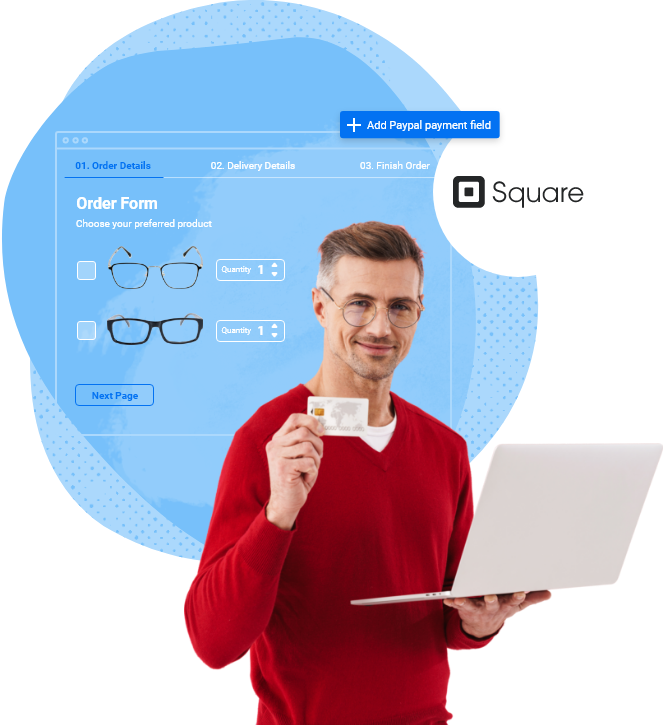 creating square order forms
