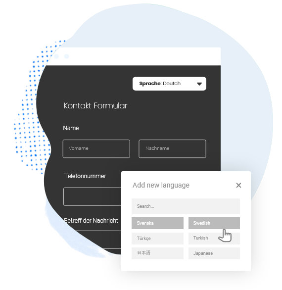 multilingual contact form