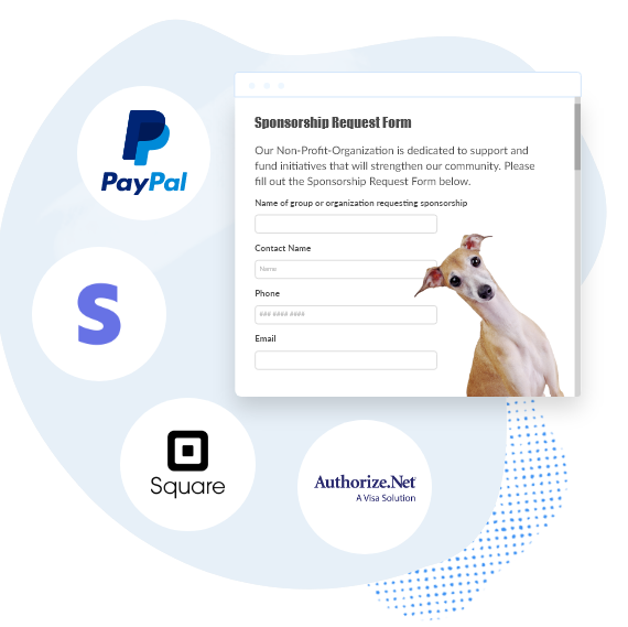 wordpress sponsorship form
