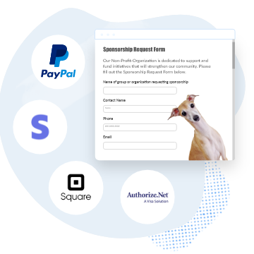 wordpress sponsorship form